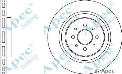 APEC BRAKING dsk2967 -  Тормозной диск